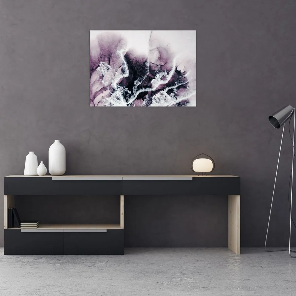 Tablou - Marmură violet N⁰2 (70x50 cm)