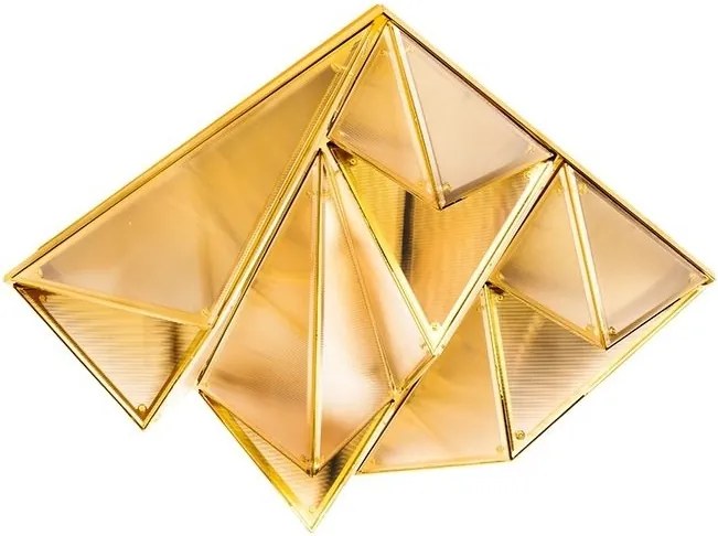 Plafoniera tridimensionala origami pliat complex PYRAMIDS