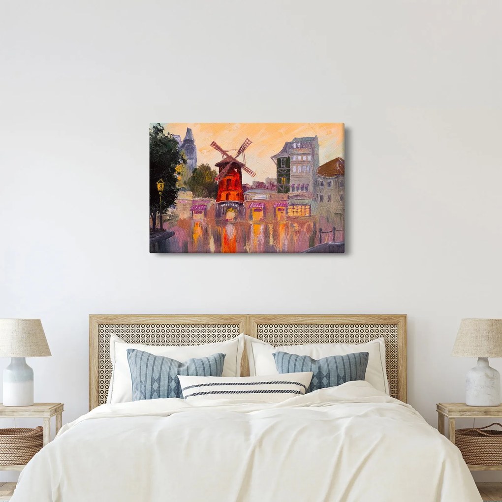 Tablou - Moulin rouge, Paris, Franța (90x60 cm)