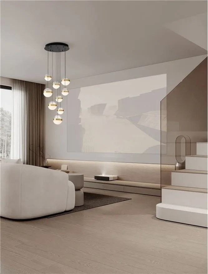 Lustra cu 9 Pendule LED stil modern ALAZ