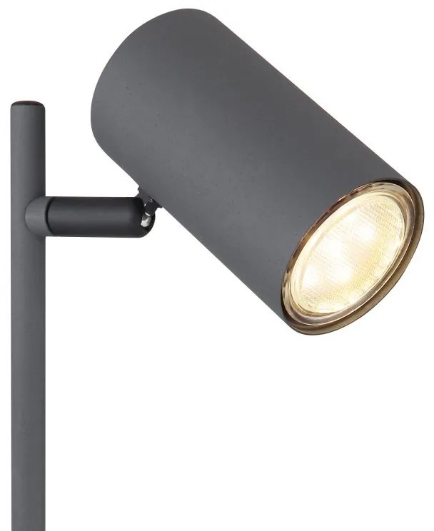 Veioza, lampa de masa design industrial Robby grafit, maro