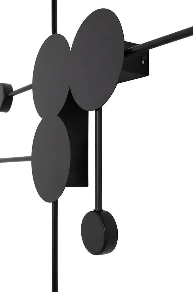 Aplica de perete LED design ambiental SHADOW L negru