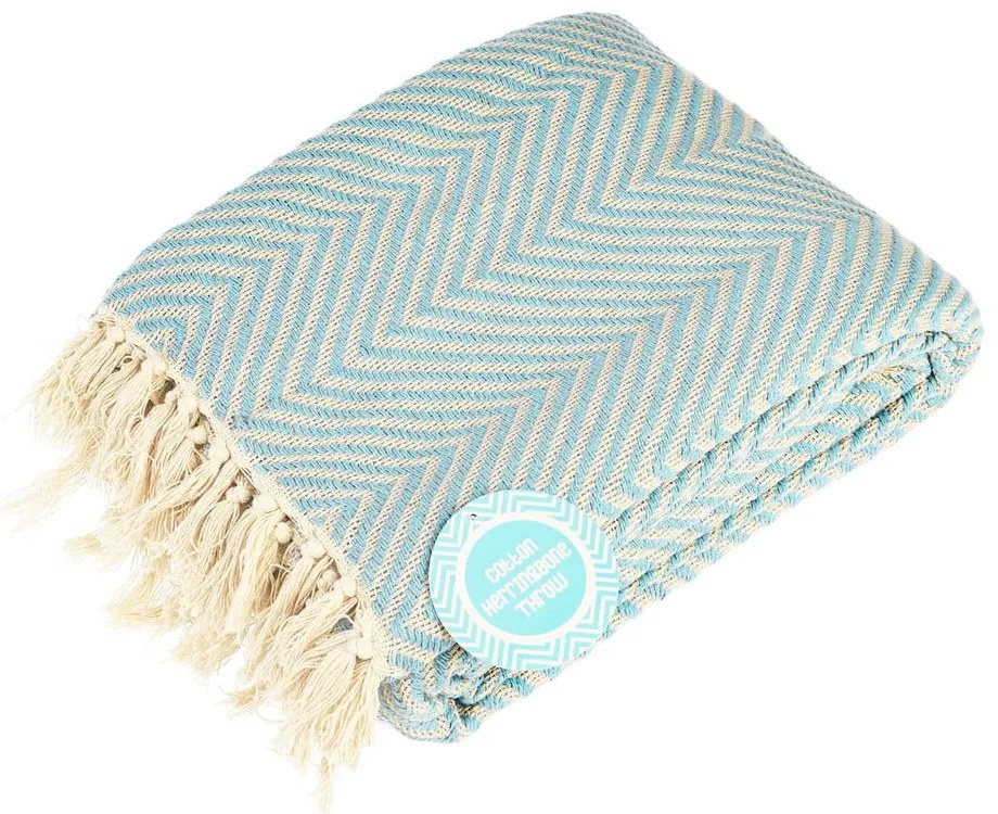 Pătură din bumbac 150x235 cm Herringbone – Rex London