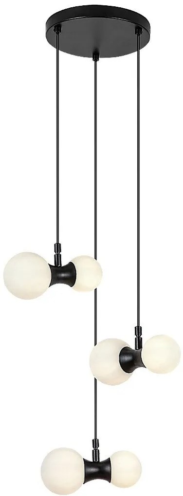 Lustra moderna cu 3 pendule Lition