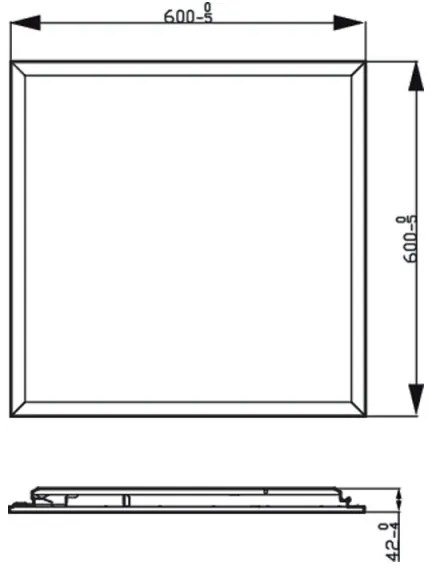 Plafonieră LED dimabilă SLIM SCENE SWITCH LED/36W/230V 2700K