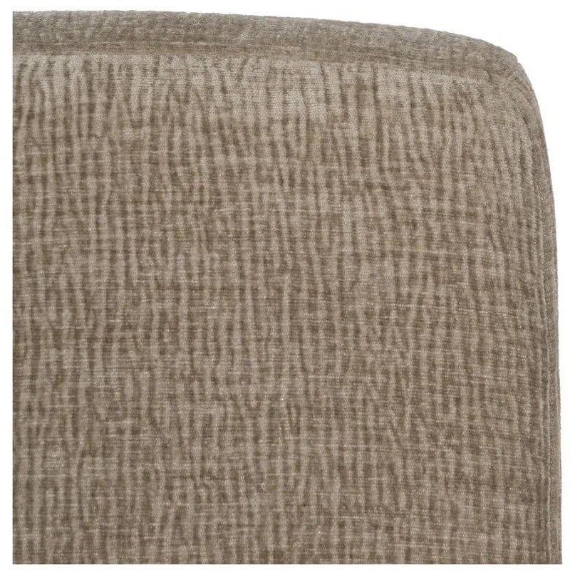 Canapea bej cu tapițerie din chenille 134 cm Rest – Ixia