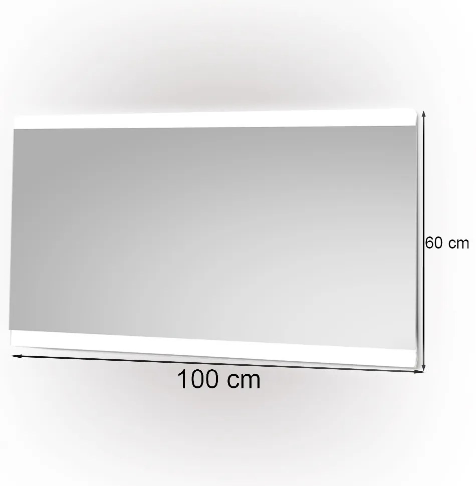Oglindă Liv 100 cu iluminare LED 100x60 cm