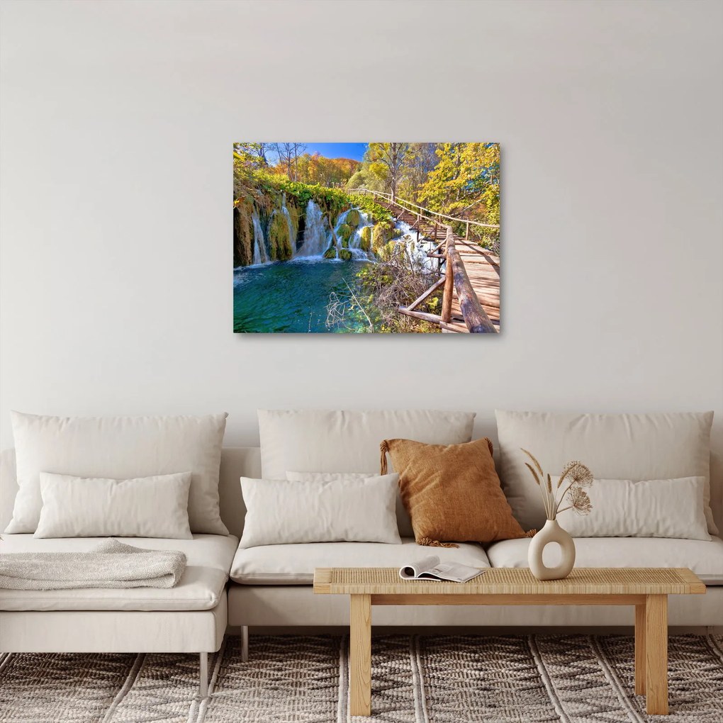 Tablou - Intrare in cascade (70x50 cm)