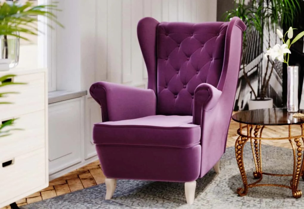 Expedo Fotoliu tapițat MOSS, 70x63, Cosmic 110