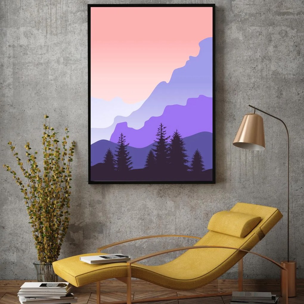 Poster - Peisaj montan (A4)