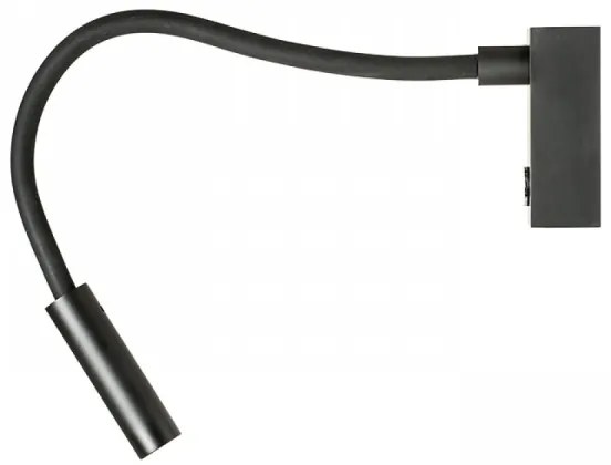 Veioză LED flexibilă de perete RED-Design Rendl-R10541 AIM LED/3W/230V negru