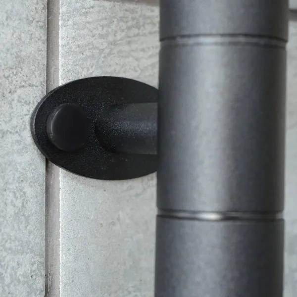 Uscător electric rotativ pentru prosoape FOUETTE 128W/230V 64,6 cm IP44 negru