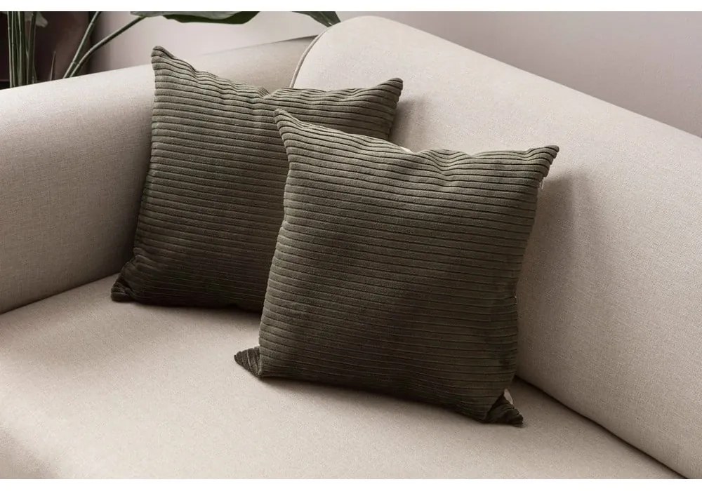 Fețe de pernă 2 buc. din catifea reiată 43x43 cm – Mioli Decor