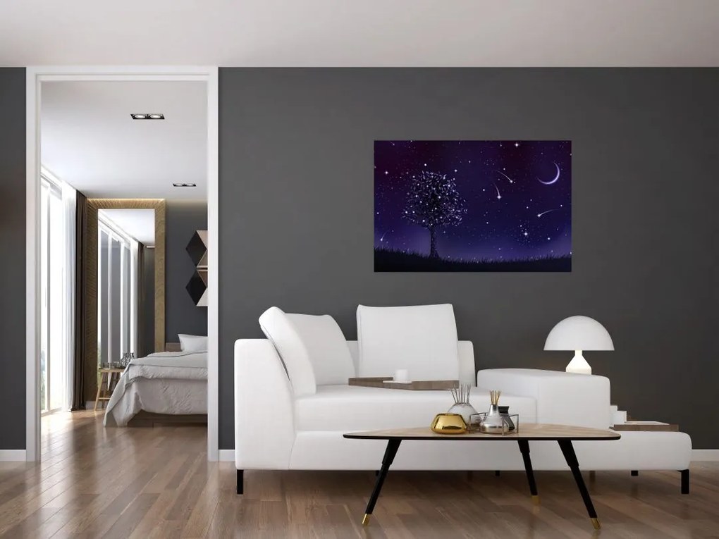 Tablou - Noaptea în ilustrație (90x60 cm)