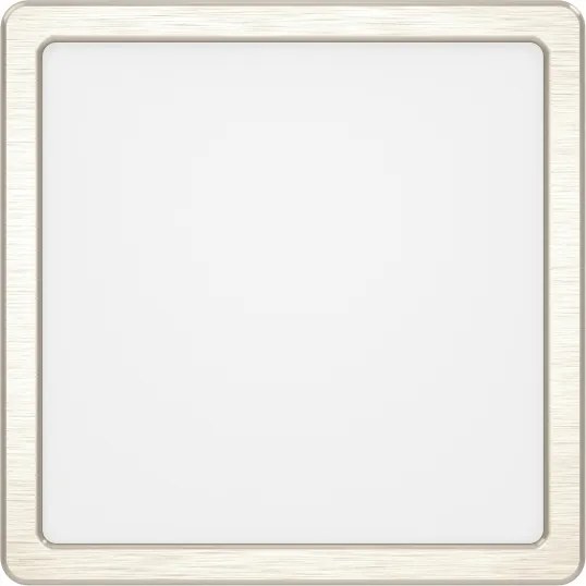 Eglo FUEVA-Z 901383-LED Plafonieră LED RGBW reglabilă cu sticlă fumurie, LED/10,5W/230V 22x22cm IP44 crom