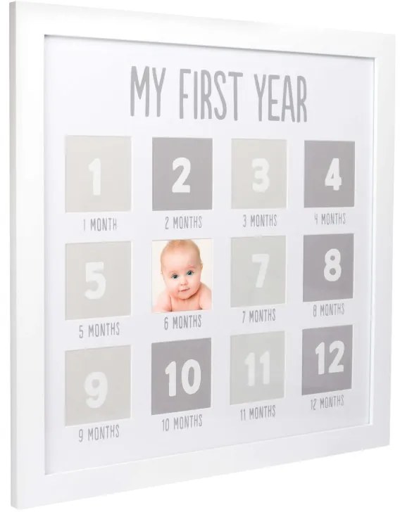 Rama foto cu 12 fotografii pentru primul meu an - Pearhead