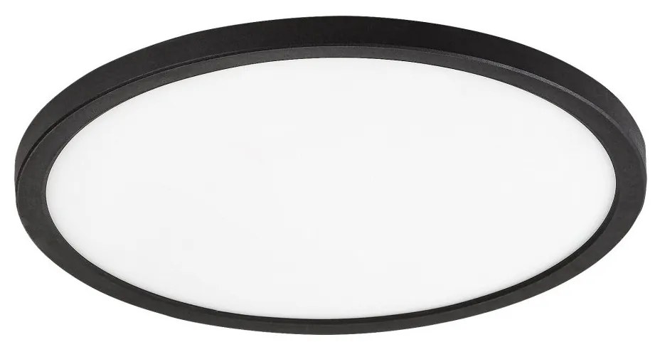 Plafoniera LED slim 50cm Gonzalo negru/alb
