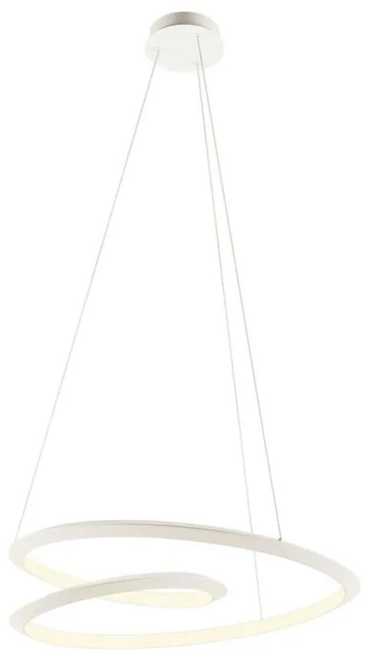 Redo 01-3376 - Lustră LED reglabilă pe cablu STORM LED/60W/230V Ø 80 cm albă