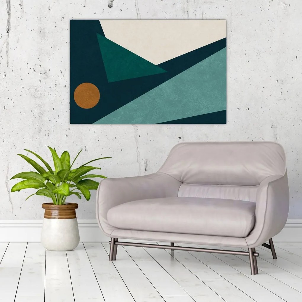 Tablou - Abstract cubic (90x60 cm)