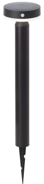 Lampă LED solară cu senzor Brilliant MAGUA LED/4W/3,7V 50,2 cm IP44 negru