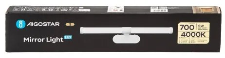 Aplică LED pentru oglindă de baie Aigostar LED/6W/230V 4000K 40cm IP44