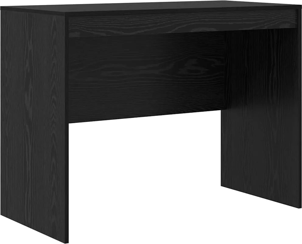 vidaXL Birou Stejar Negru 100 x 50 x 76 cm