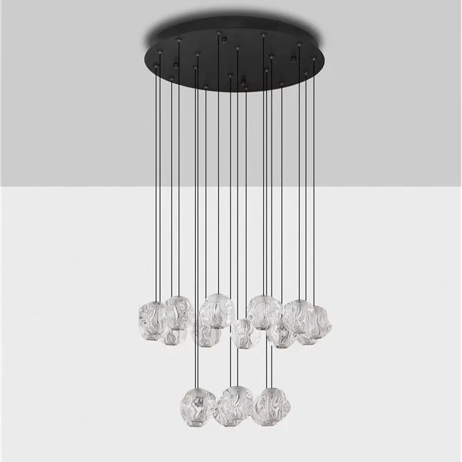 Lustra casa scarii cu pendule LED suspendate, deosebita design lux YFOS