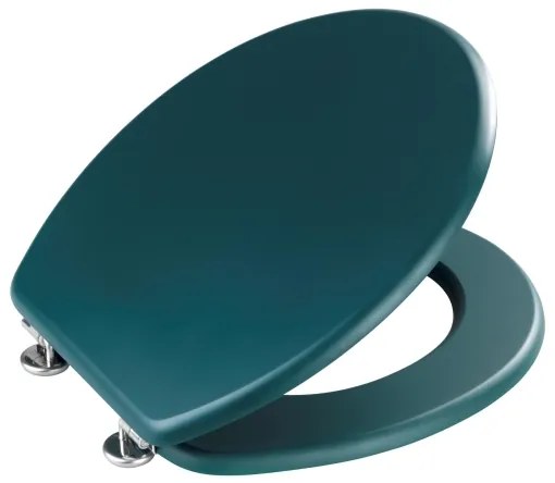 WENKO 25171100-WC PRIMA capac WC 37x41 cm verde/argintiu