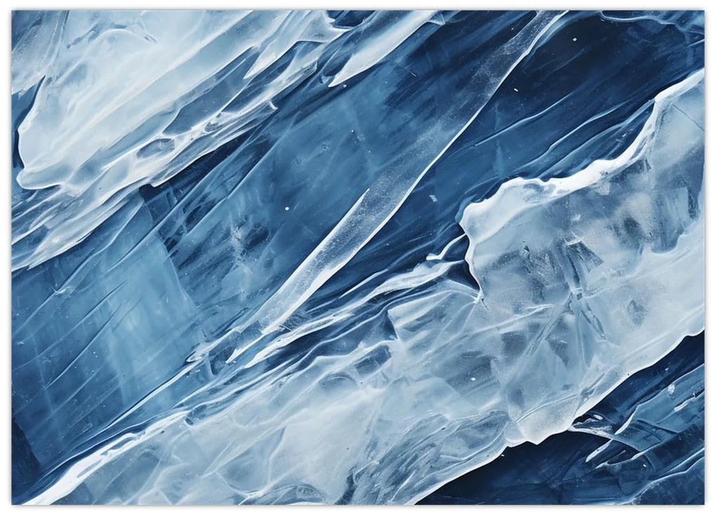 Tablou pe sticlă - Detaliu de pictură (70x50 cm)