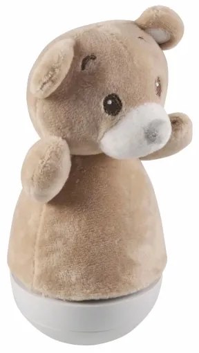 Lampă de veghe LED RGB pentru copii cu melodie, 3xAAA/5V, model ursuleț