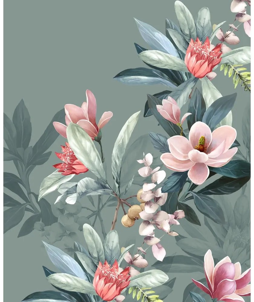 Pătură reversibilă Descanso Parler, 130 x 160 cm, verde