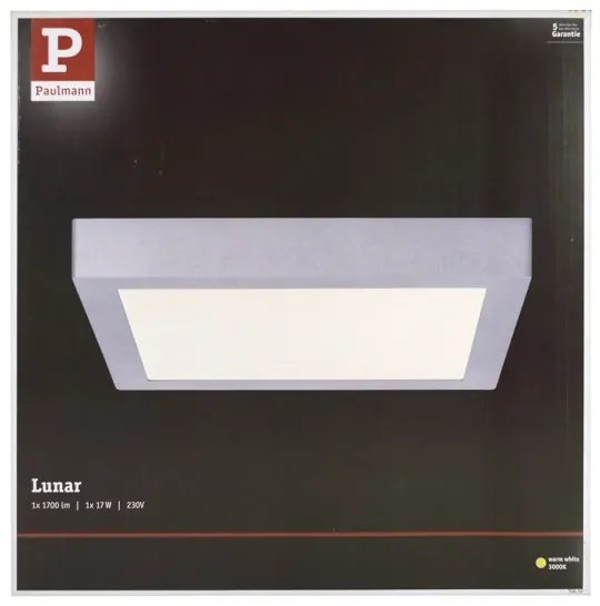 Paulmann 70650 - LED/17W Plafonieră LUNAR 230V