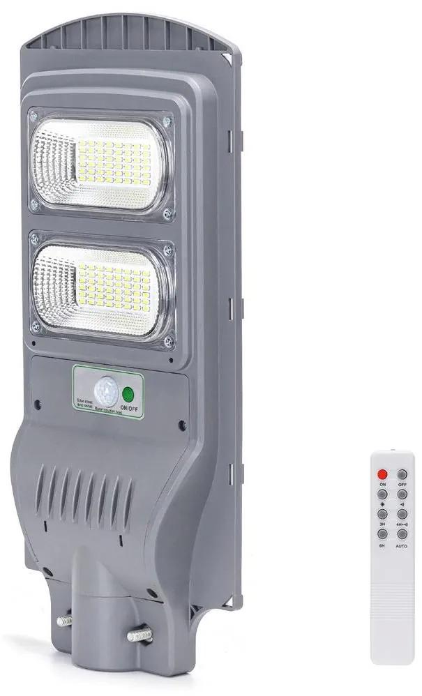 Aigostar - Lampadar LED stradal solar cu senzor LED/100W/3,2V IP65 6500K + Telecomandă
