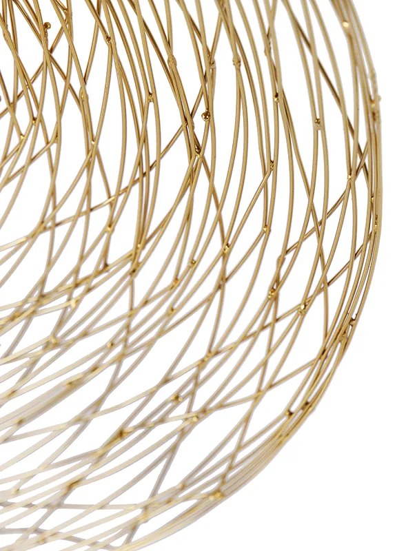 Plafonieră orientală aurie 60 cm - Glan