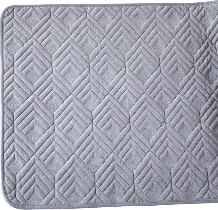 Cuverturi cu brațe CRYSTAL gri fotoliu triplu - șezut 170 cm