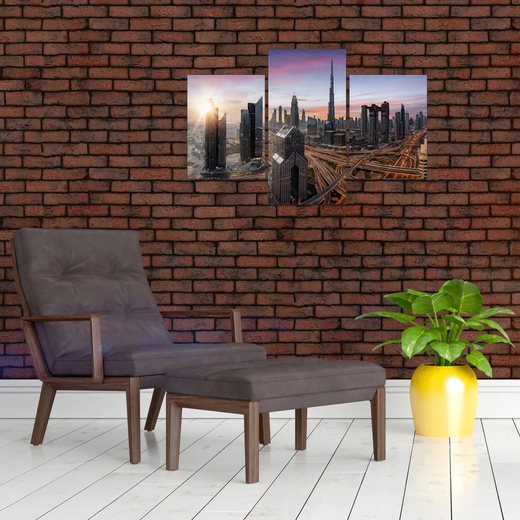 Tablou - Panorama din Dubai (90x60 cm)