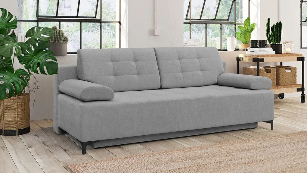 Canapea extensibilă Arkadea (Gri) (cu sp. depozitare). Promo -17%. 1105421