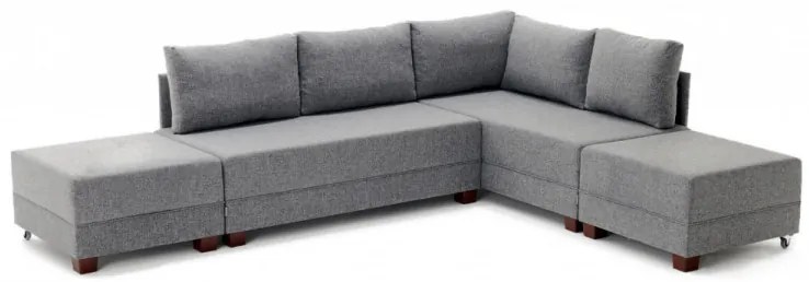 Coltar Extensibil Fly Corner Sofa Bed Right, Gri