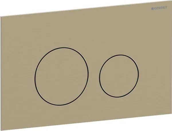 Clapeta actionare dubla rezervor wc ,alama periat, Geberit Sigma40 Alama periata