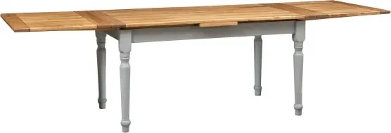 Masa extensibila, L160(290) 90 H80 cm, natur gri antic, lemn masiv