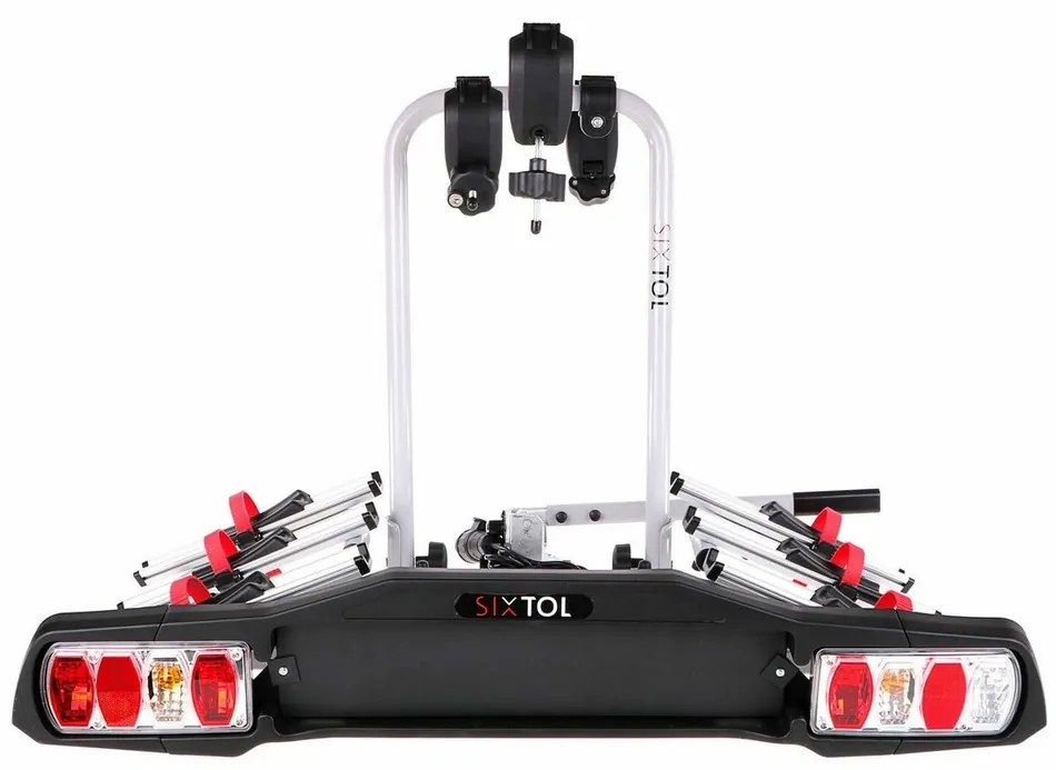 Suport de biciclete Sixtol BIKE 3 pentru cârlig de remorcare, 3 biciclete, M