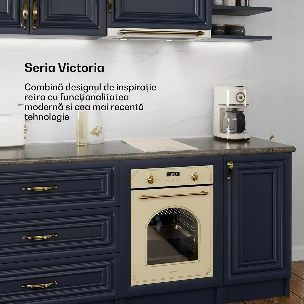 Klarstein Victoria Domino, plită cu inducție, încorporabilă, 3500 W, Flexzone, temporizator