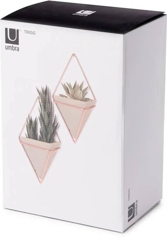 Set 2 ghivece suspendate din ceramică Umbra Trigg