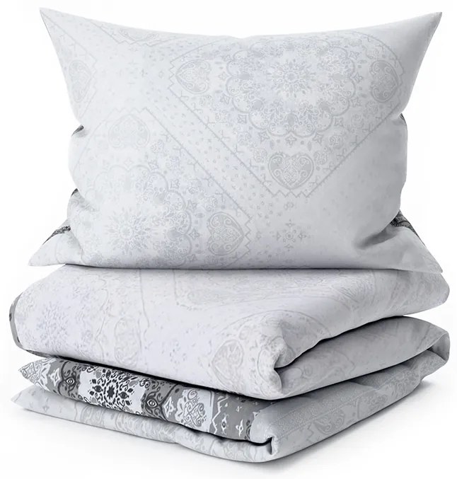 Lenjerie de pat din bumbac Renforce KALI alb Dimensiune lenjerie de pat: 70 x 90 cm | 140 x 200 cm