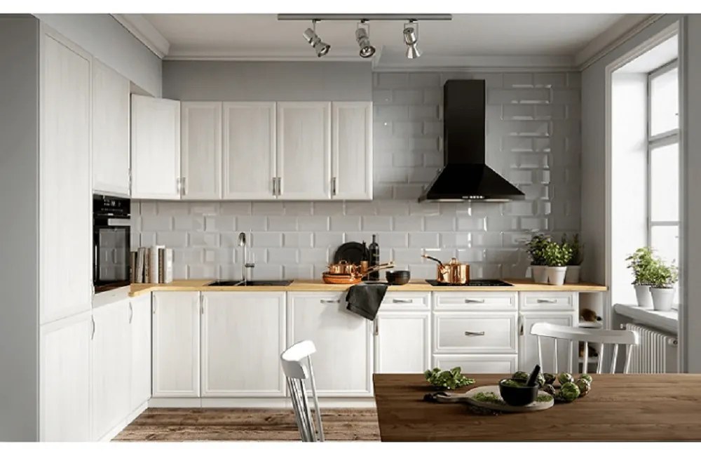 Dulap superior de bucătărie so sticlăm G30SL Sillina (sosna andersen). 1015049
