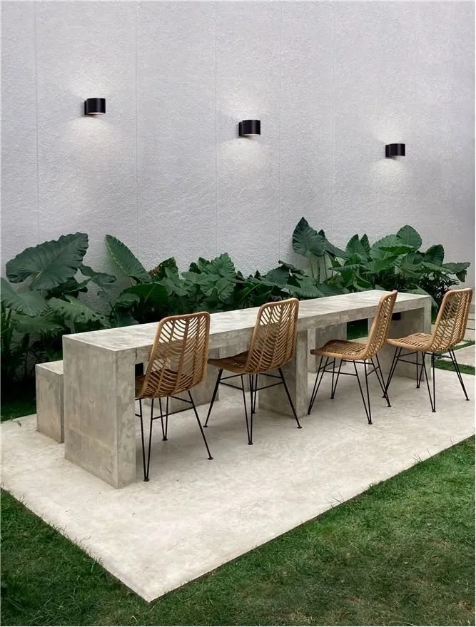 Aplica LED iluminat exterior ambiental IP54 BETA II negru
