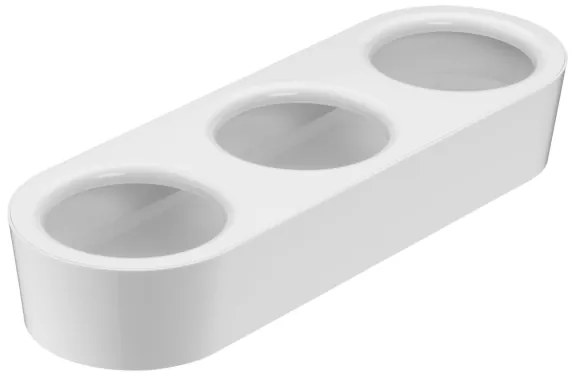 Ghiveci cu funcție de autoirigare WMF 3 buc. GOURMET alb/oțel inoxidabil