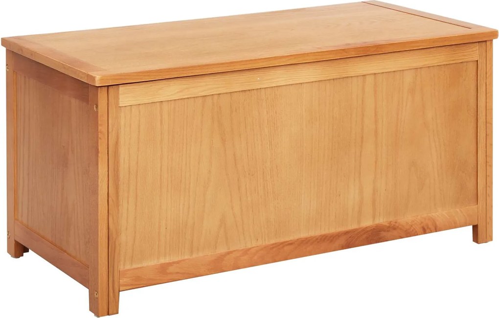 vidaXL Cutie de depozitare natural Lemn prelucrat