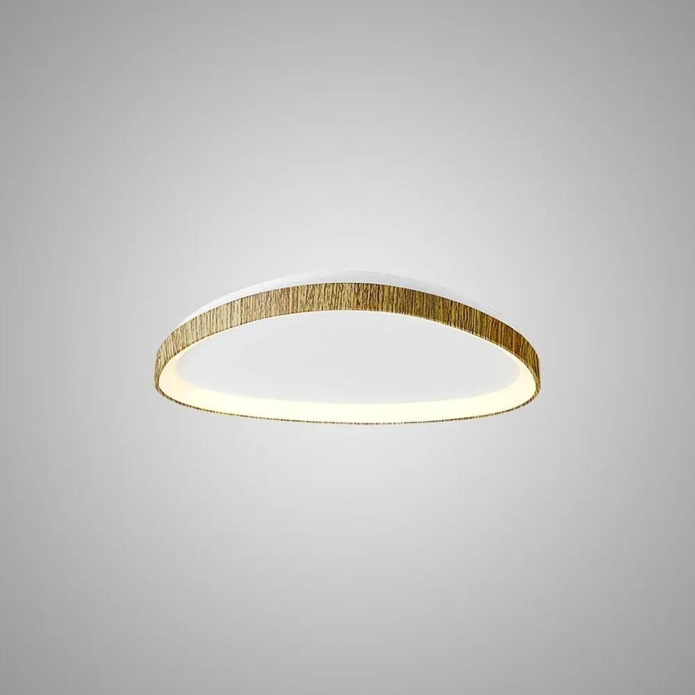 Plafoniera LED cu telecomanda NISEKO II Triangular Wood 38W