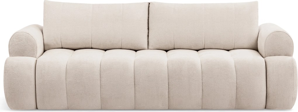 Canapea extensibilă Mavelia - țesătură bej deschis Kiara 851